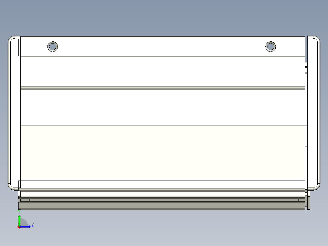 盤式取手(B)SG-3D多系列多零件图纸模型左视图
