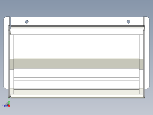盤式取手(B)SG-3D多系列多零件图纸模型右视缩略图