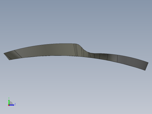 汽车门框--stp catia左视缩略图