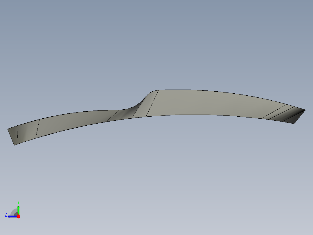 汽车门框--stp catia右视图