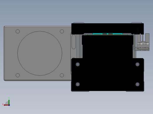 电动滑台模组SDH80左连模组（配台达电机）后视缩略图
