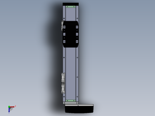 电动滑台模组SDH80左连模组（配台达电机）俯视缩略图