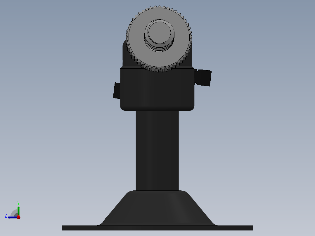 安全摄像机支架右视图