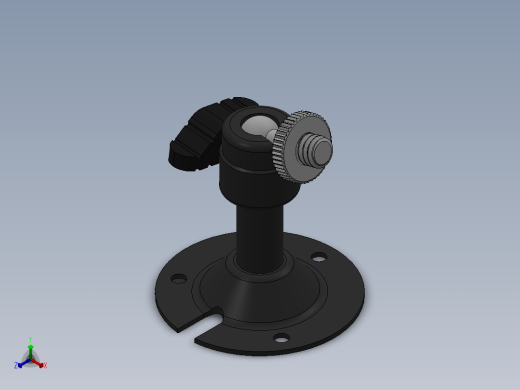 安全摄像机支架正等轴测缩略图