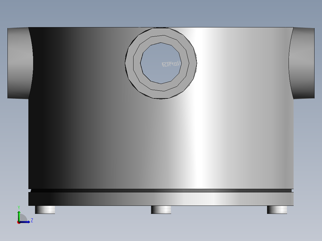 pvc conduit--cross左视图