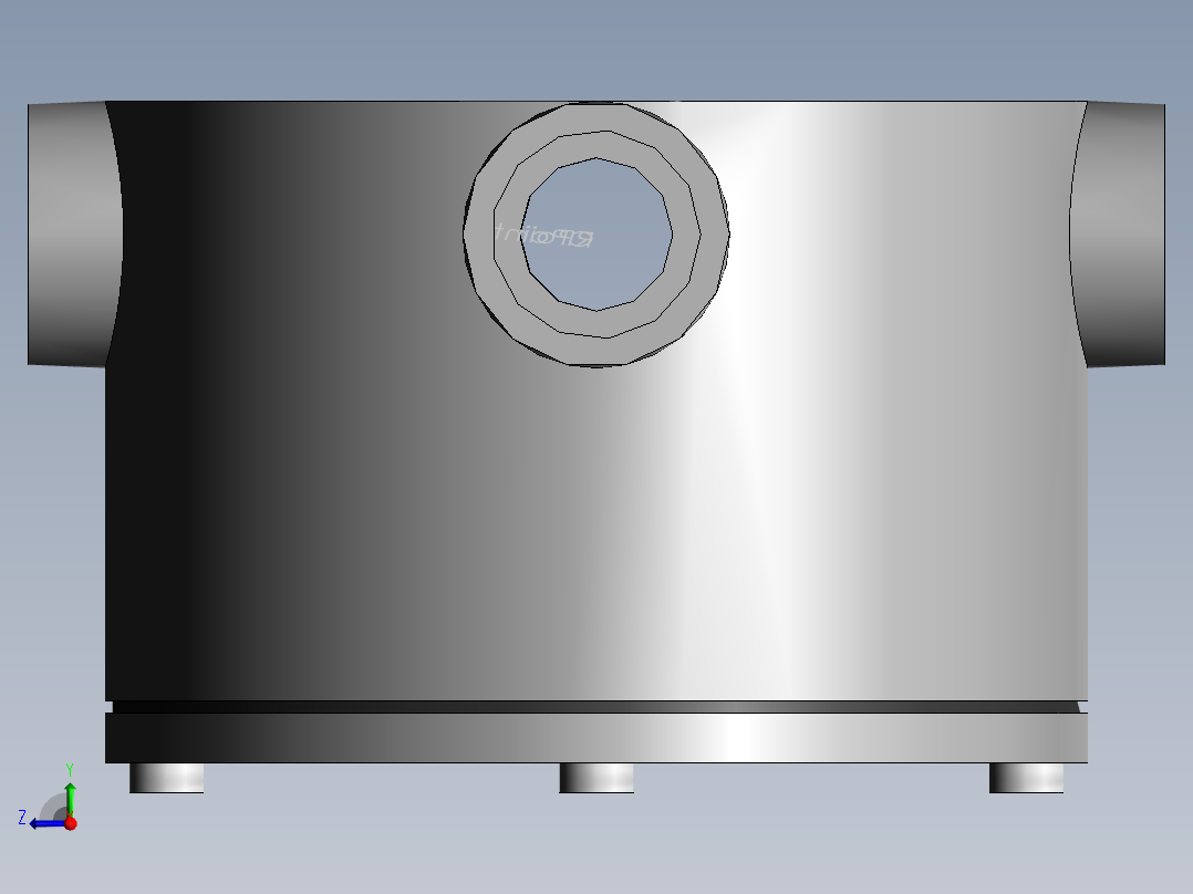 pvc conduit--cross右视图