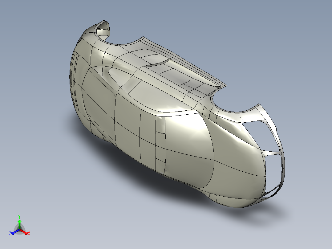 汽车车身 (74)正等轴测图