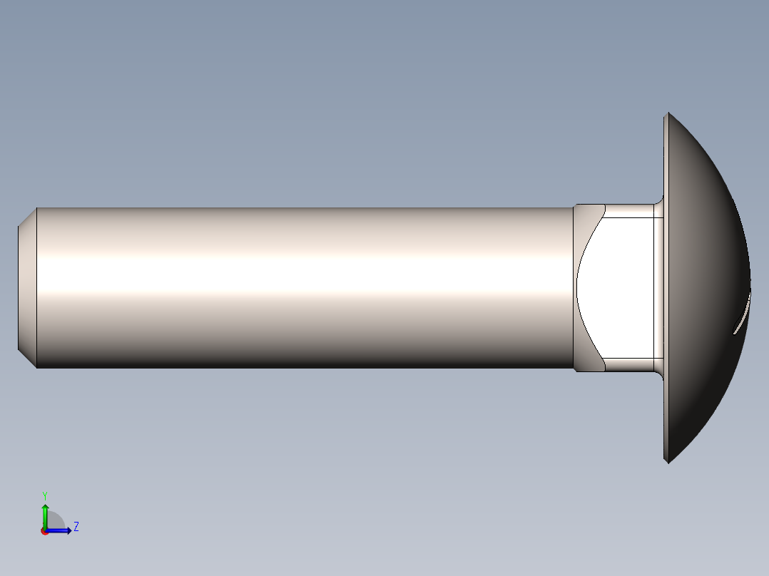 常用紧固件库右视图
