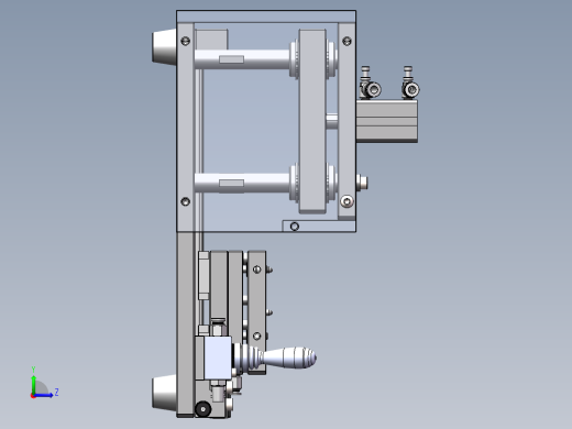 贴二维码治具左视缩略图