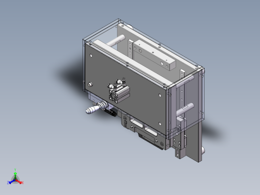 贴二维码治具正等轴测缩略图