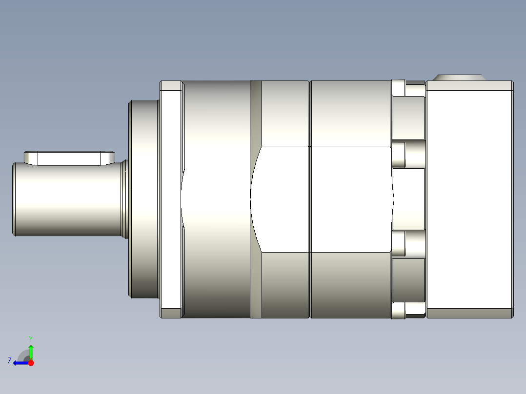 多摩川行星减速机TB-042-L1-8(30 46 M4 13)右视图