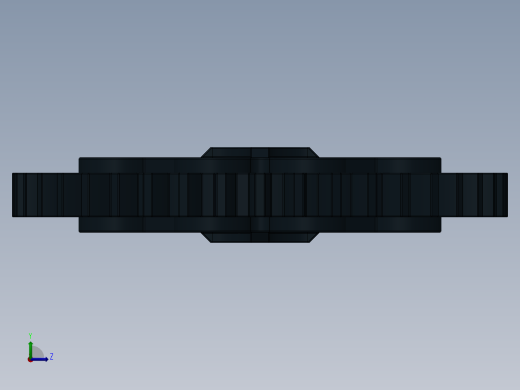 3649 Black Technic Gear 40 Tooth.SLDPRT左视缩略图