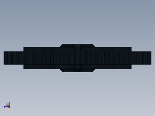 3649 Black Technic Gear 40 Tooth.SLDPRT右视缩略图