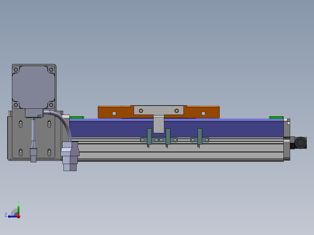 MCB同步带全封闭MCB10-LU-200W右视图