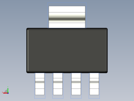 分立半导体元件封装-TO-261AB后视缩略图