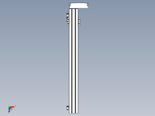 TPA-KNR-60E-1205C-L600A1-MR-P10-N3线性模块铝制底座俯视缩略图