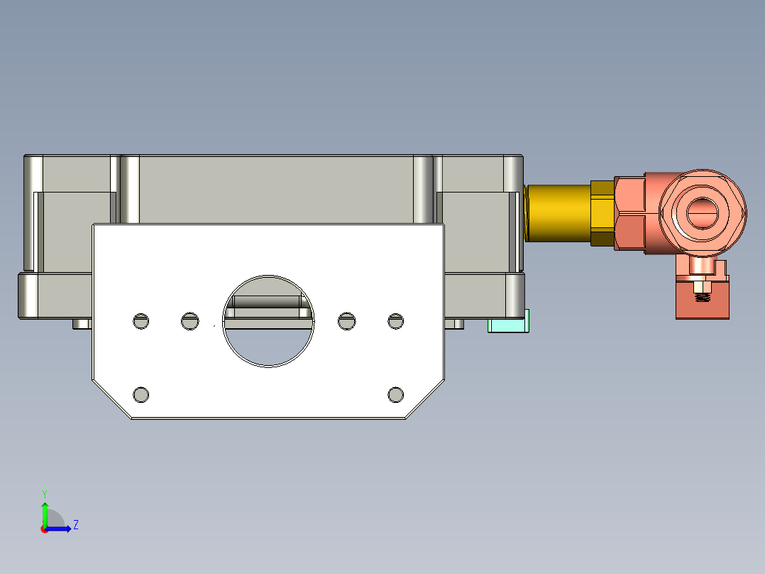 az00-a-笔记本CNC工装夹具三维模型cnc6左视图
