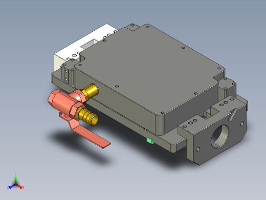 az00-a-笔记本CNC工装夹具三维模型cnc6正等轴测缩略图