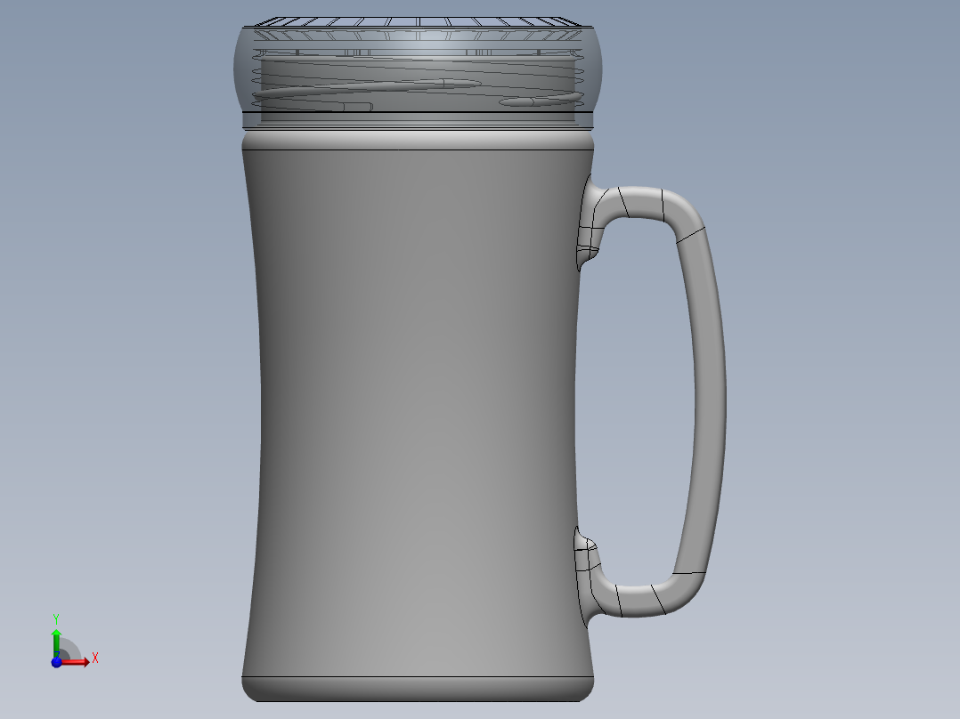 瓶盖、盖子(48)前视图