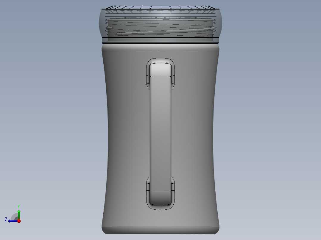 瓶盖、盖子(48)右视图