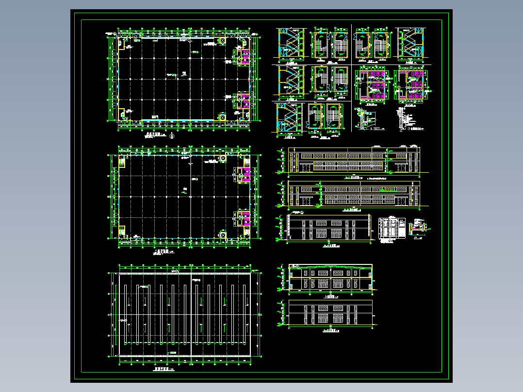 二层车间建筑施工图