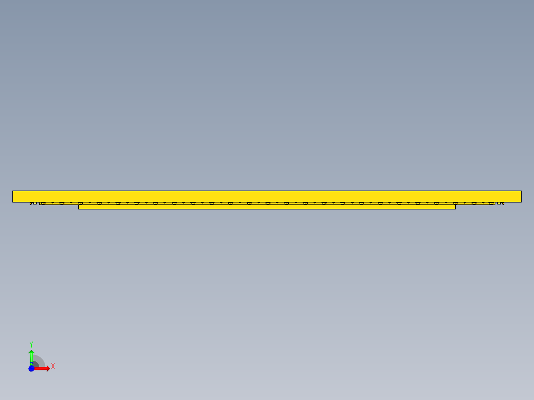 CNC2笔记本CNC工装夹具三维模型前视图