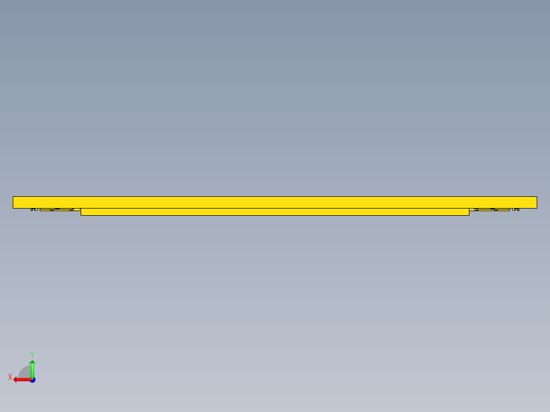CNC2笔记本CNC工装夹具三维模型后视图