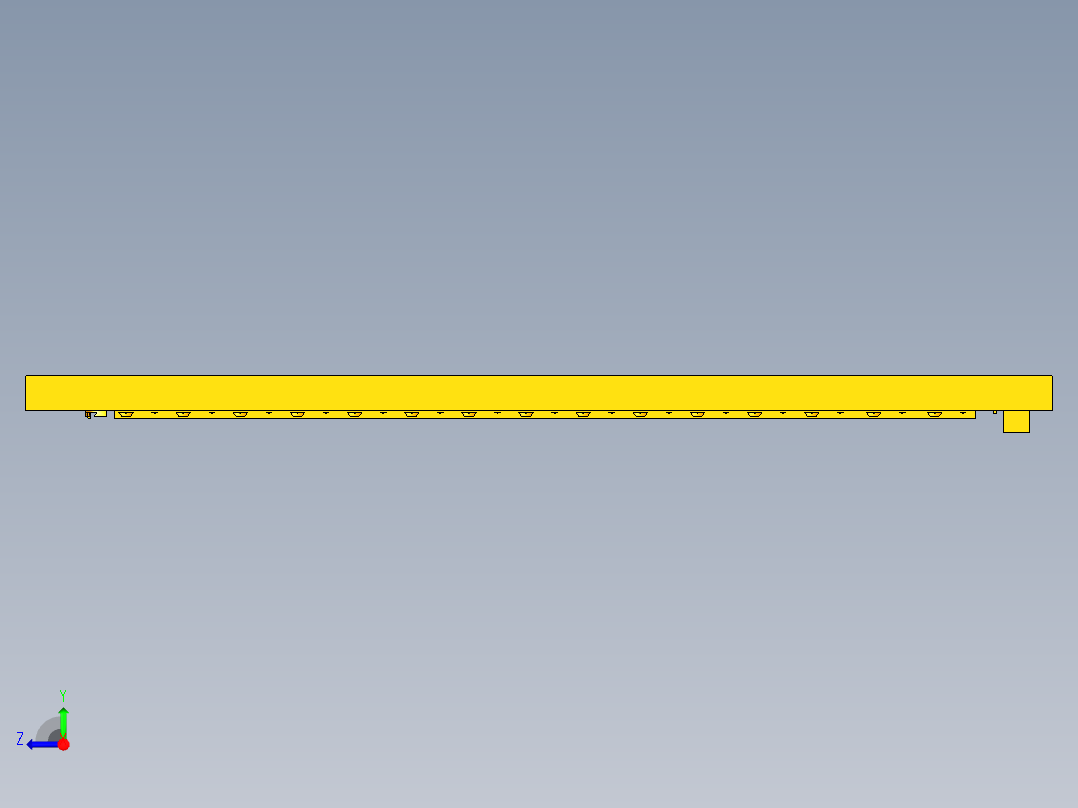 CNC2笔记本CNC工装夹具三维模型右视图