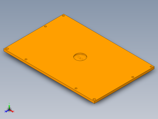 CNC2笔记本CNC工装夹具三维模型正等轴测缩略图