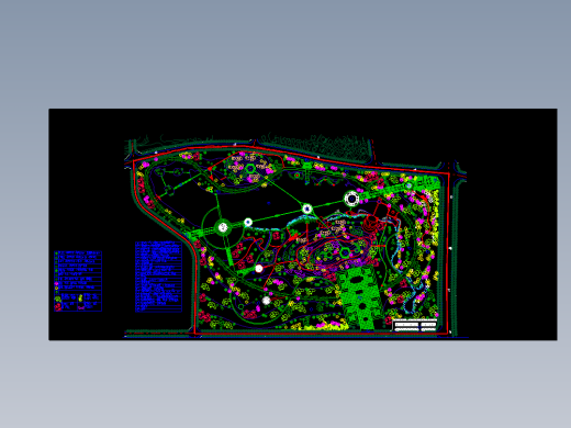 某公园规划总平面