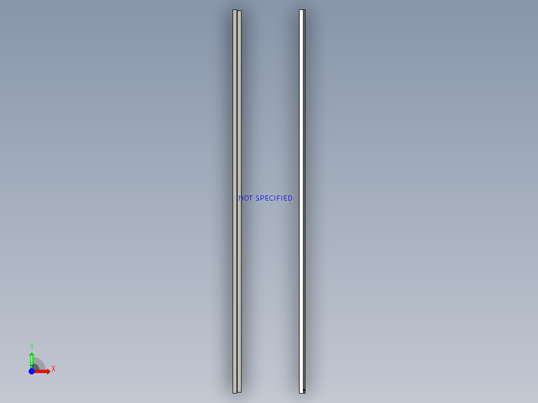 立式燃烧器前视图