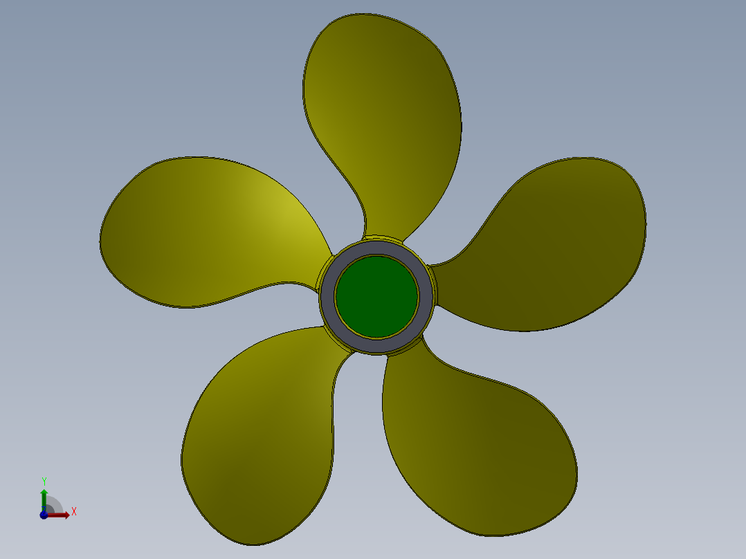 螺旋桨(67)前视图