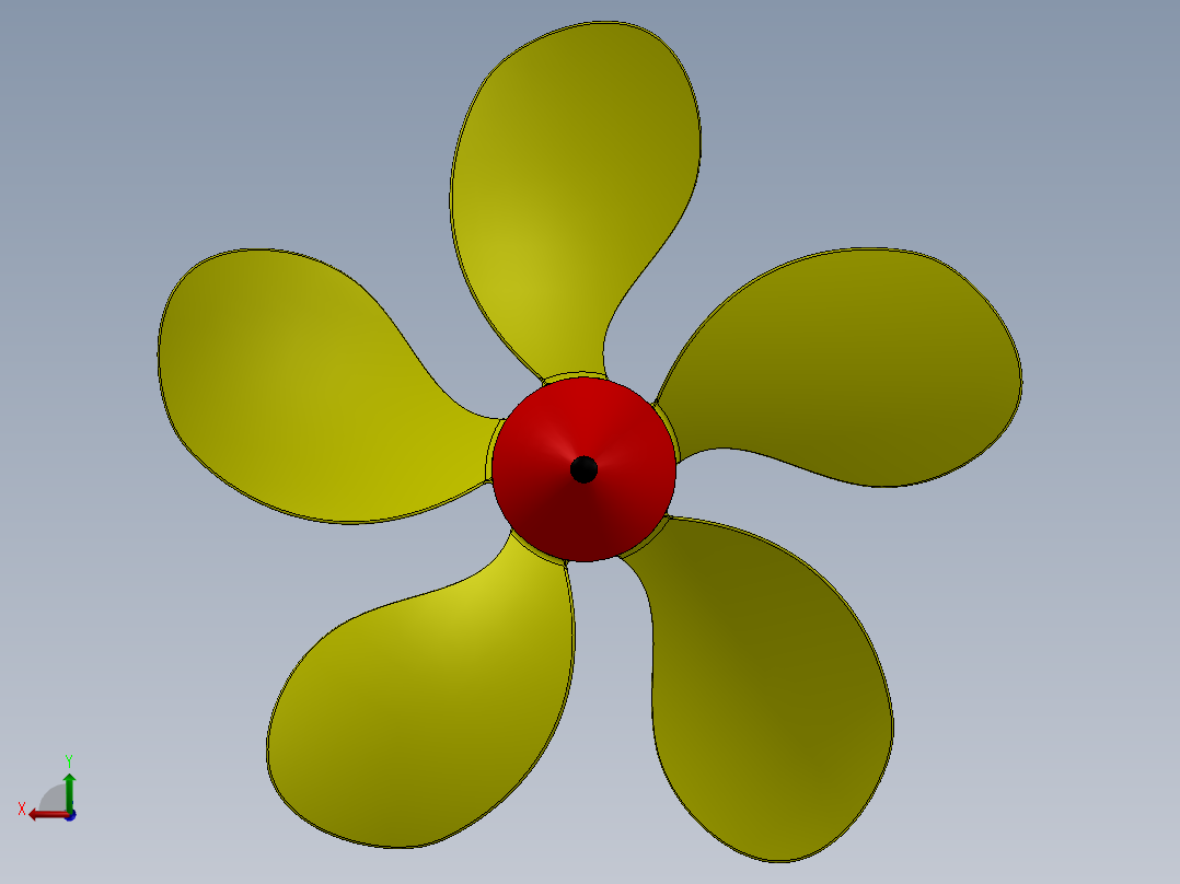 螺旋桨(67)后视图