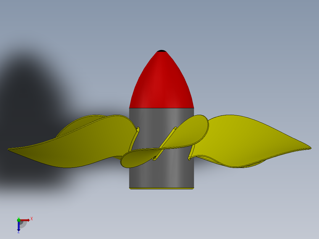 螺旋桨(67)俯视图