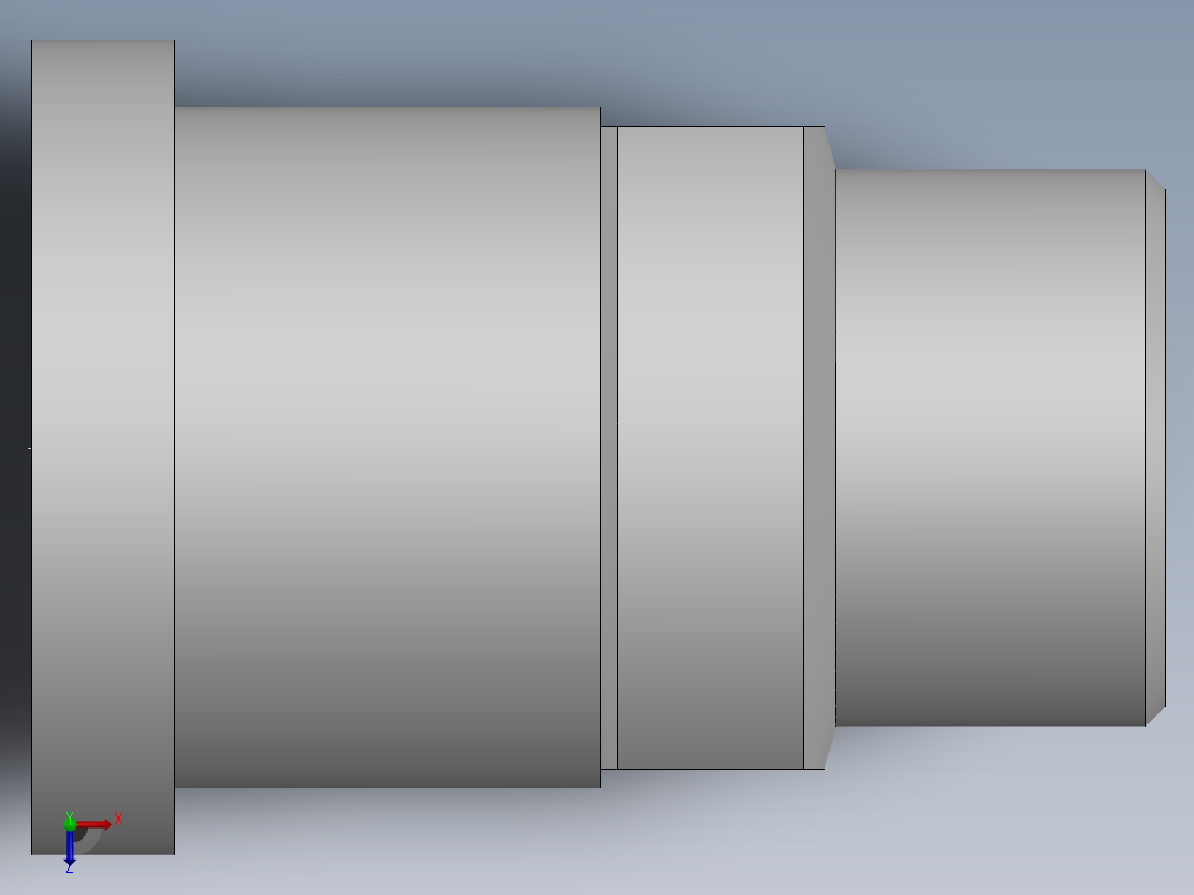 法兰接头、1CFL-26-12俯视图