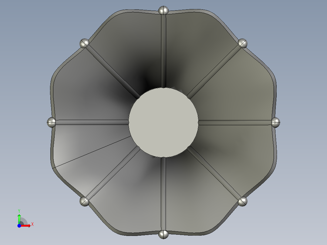 精美花瓶前视图