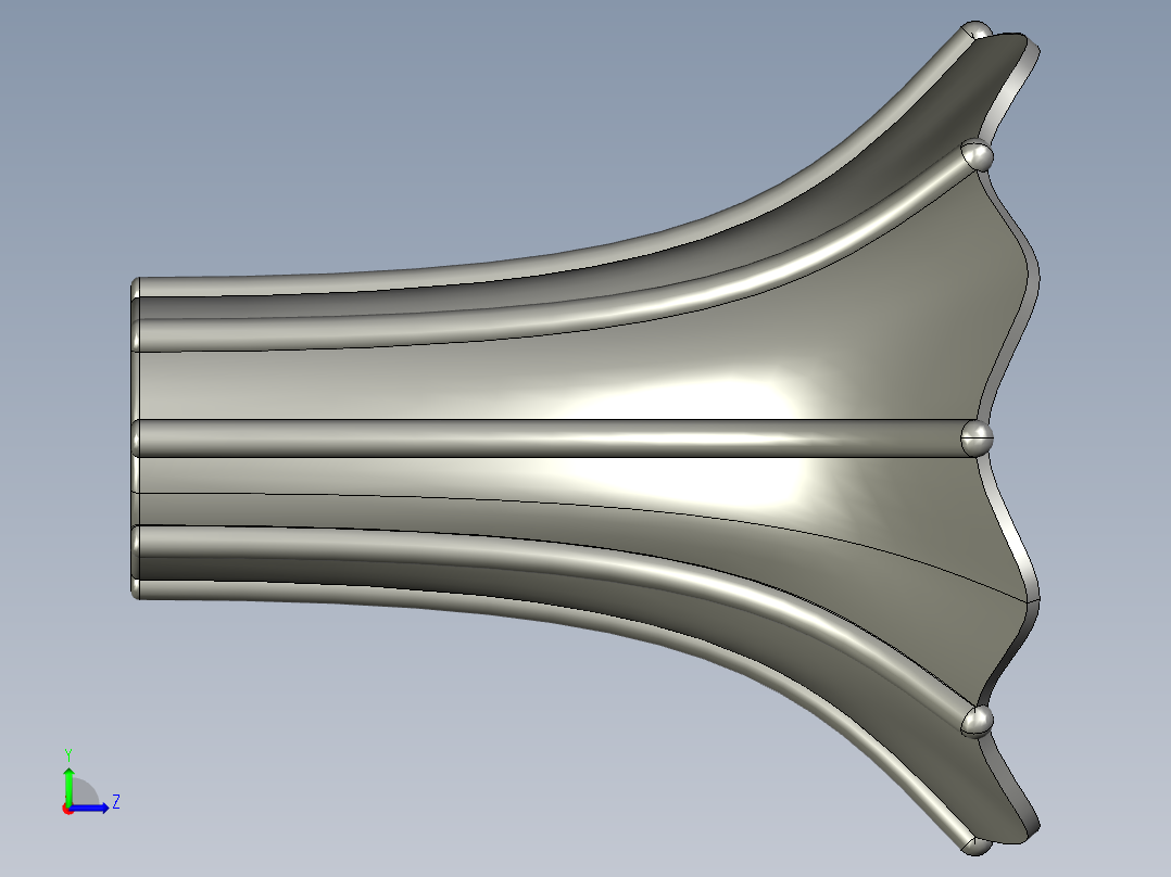 精美花瓶左视图