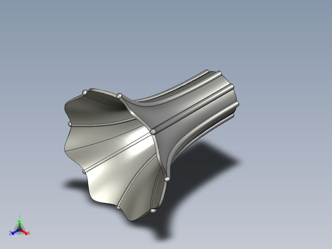 精美花瓶正等轴测图
