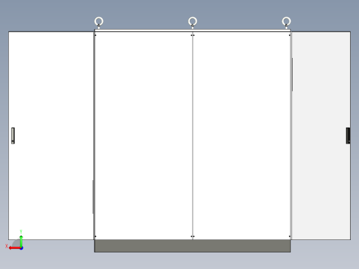 双电源刀开关软启动plc控制柜后视缩略图