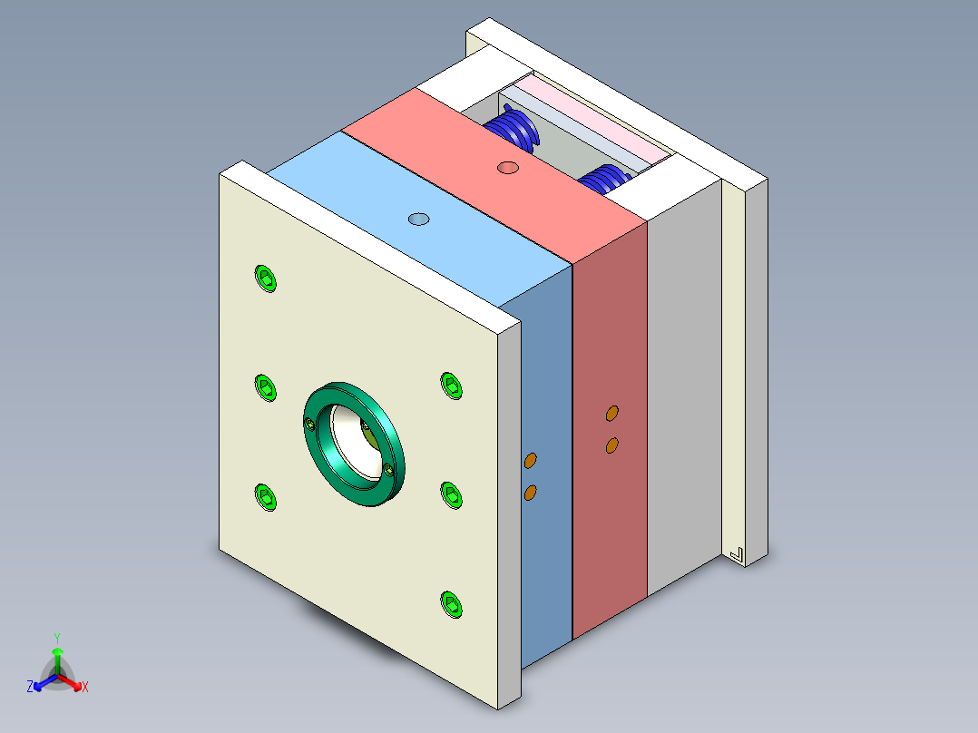 钮扣注射模具设计