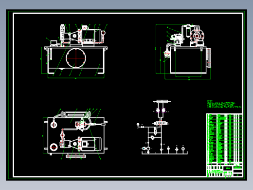 液压动力站设计（15MPa-30L）