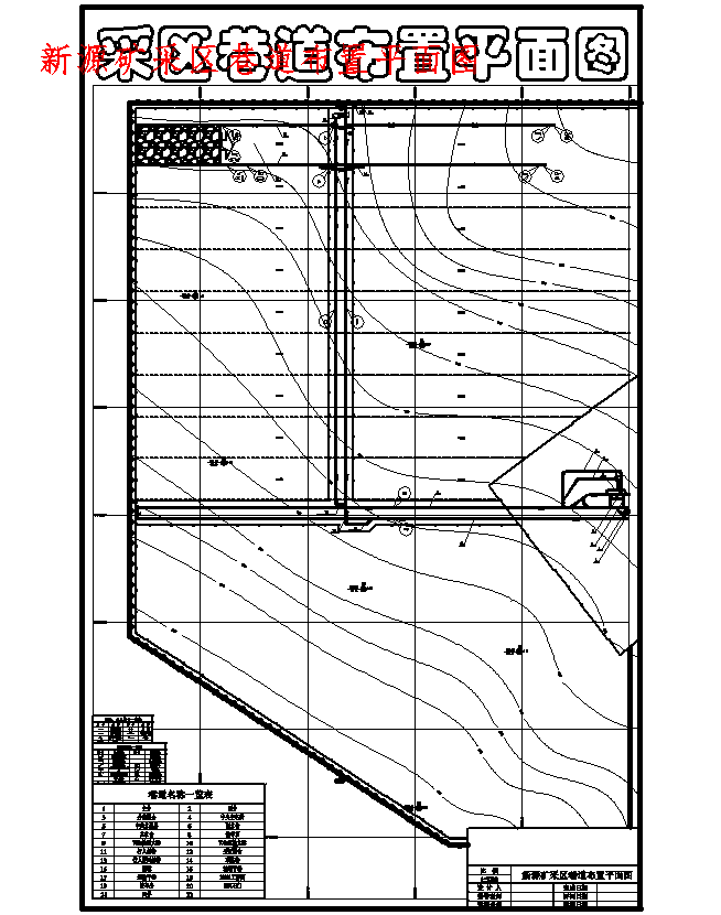 新源矿2.4Mta新井初步设计含5张CAD图
