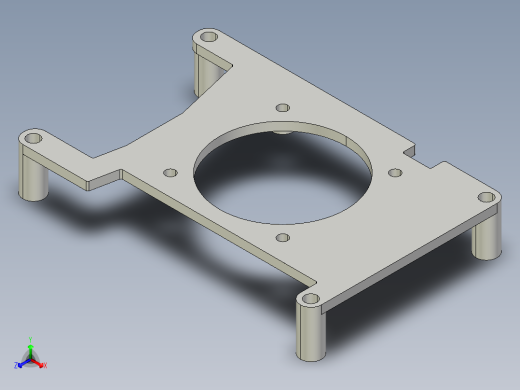 40mm风扇橙色Pi电脑12的支架
