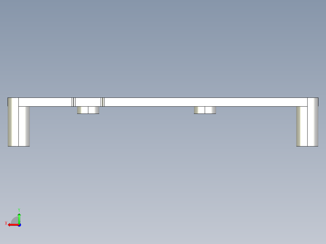 40mm风扇橙色Pi电脑12的支架后视图