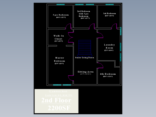 房地产销售演示的平面图设计