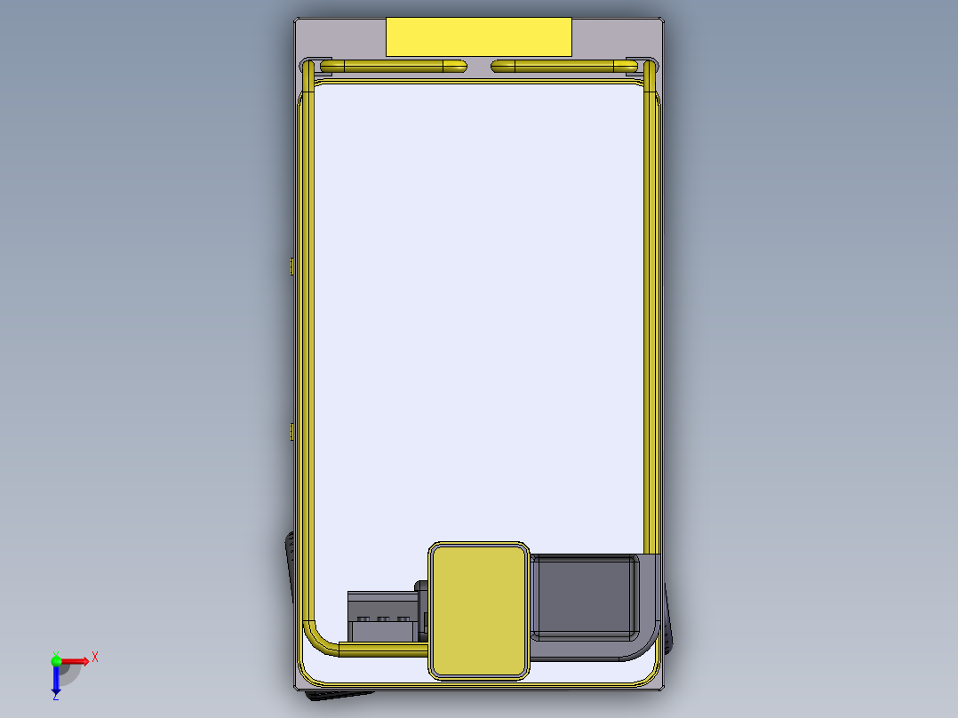 垂直桅杆提升机俯视图