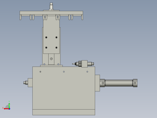 搬运横向收料拨叉后视缩略图
