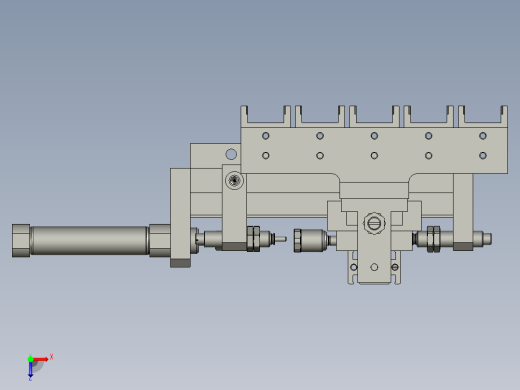 搬运横向收料拨叉俯视缩略图