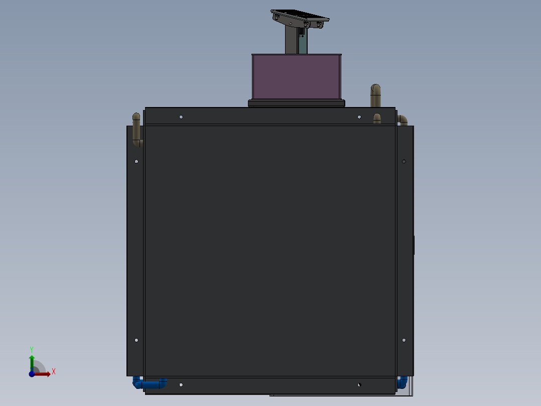 A0004021-蔬菜保鲜冷藏冰箱前视图