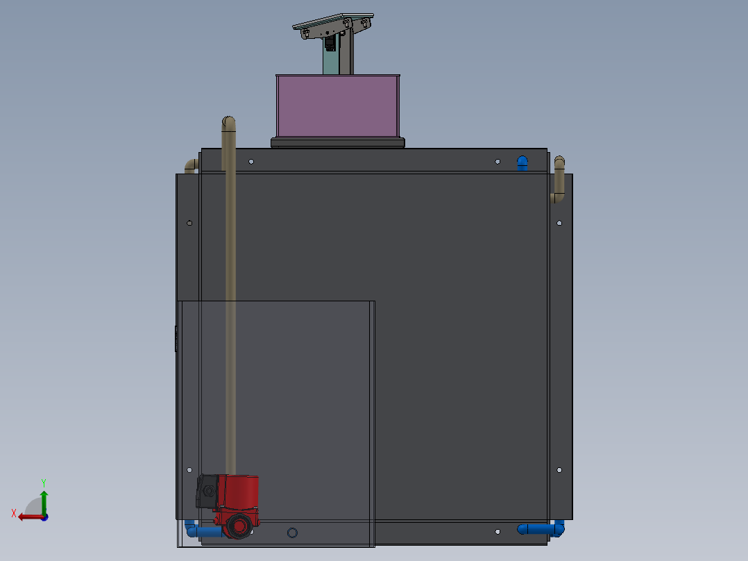 A0004021-蔬菜保鲜冷藏冰箱后视图